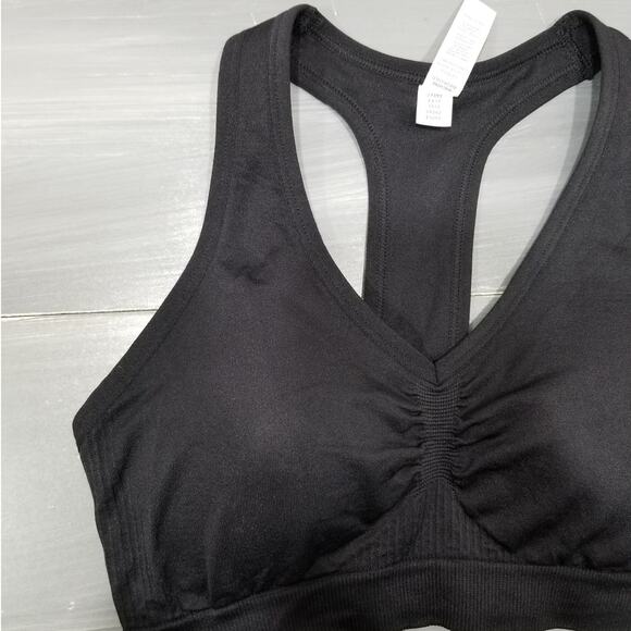 Ideology Sports Bra Bralette Low-Impact Racerback Black Small - Picture 7 of 7